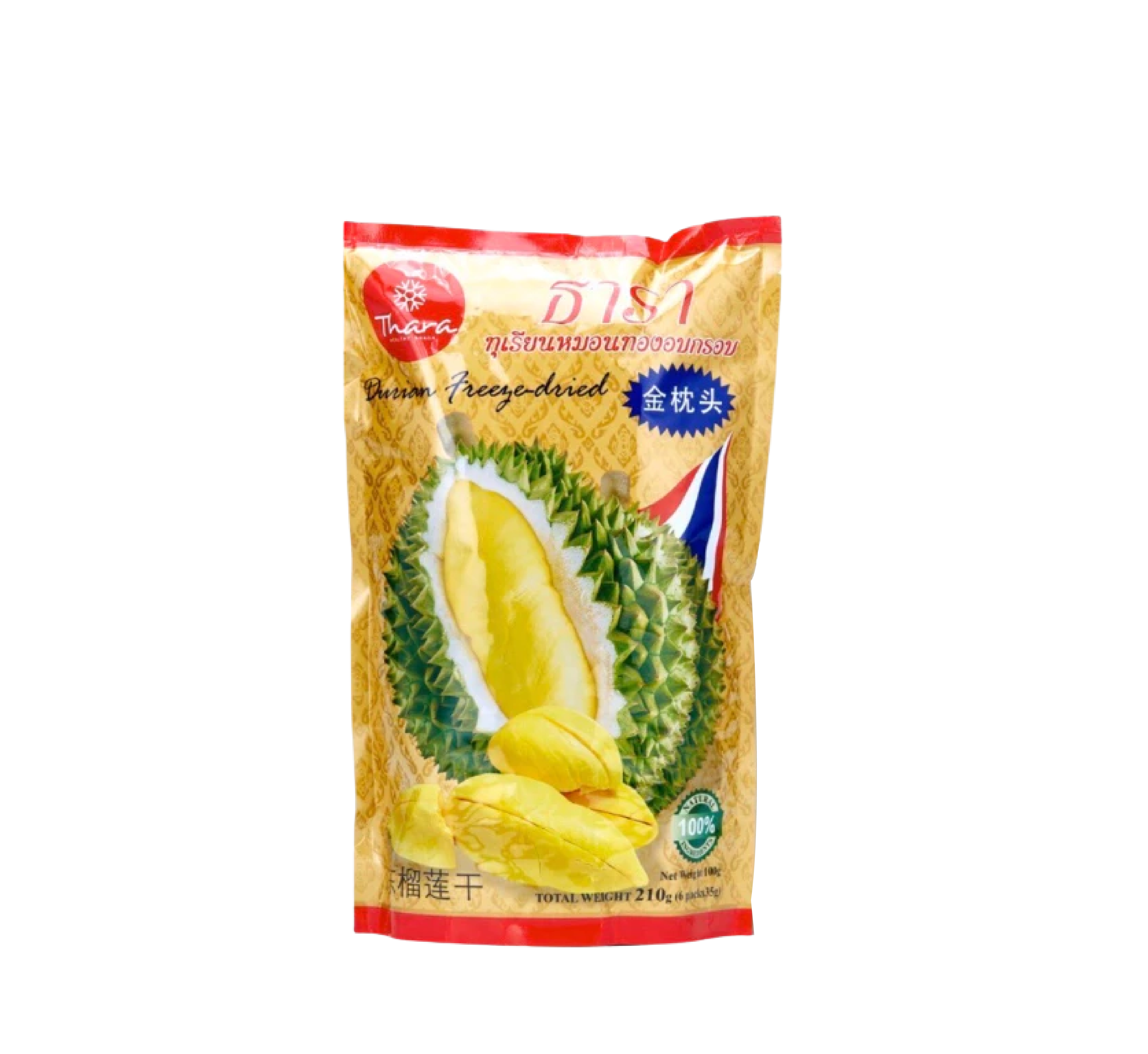 Freeze-Dried Durian Monthong 72 g (20 PCS / CARTON)